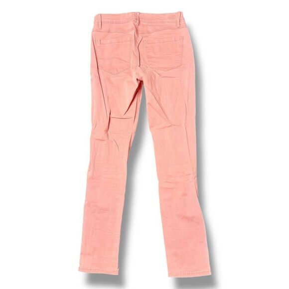 Campbell Chase Pink Coral Mid-Rise Stretch Skinny Jegging Jeans Women’s Size 26 - Picture 3 of 8